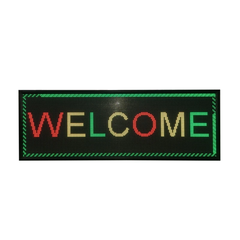 Jhering indoor P7.62 two-color 42 inch screen rolling electronic billboard led panel display