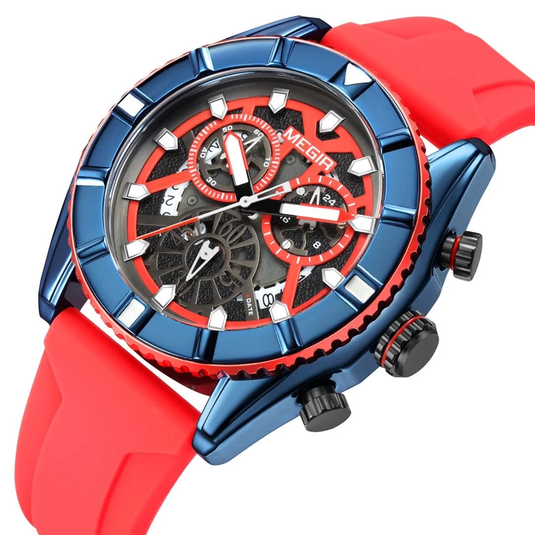 Relogio Masculino Megir Chronograph Quartz Watch 2209 Men Watches Top Brand Luxury