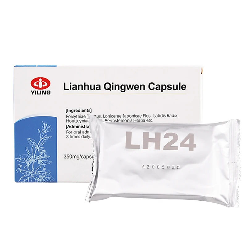  Оптовая Низкая цена YiLing LianHua QingWen капсулы 24 таблетки снижают