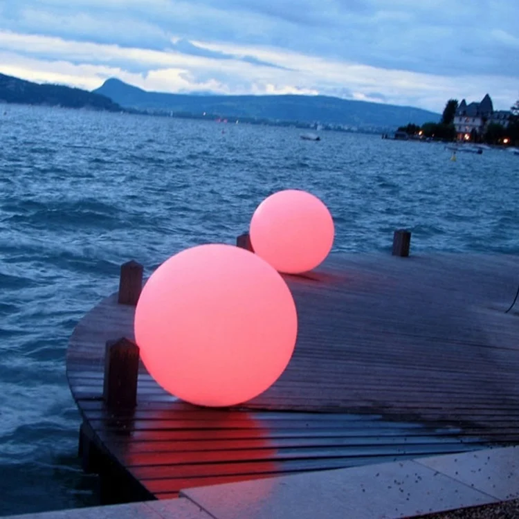New Hot Sale Rechargeable Outdoor Plastic Lighting Custom Waterproof Led Ball Light