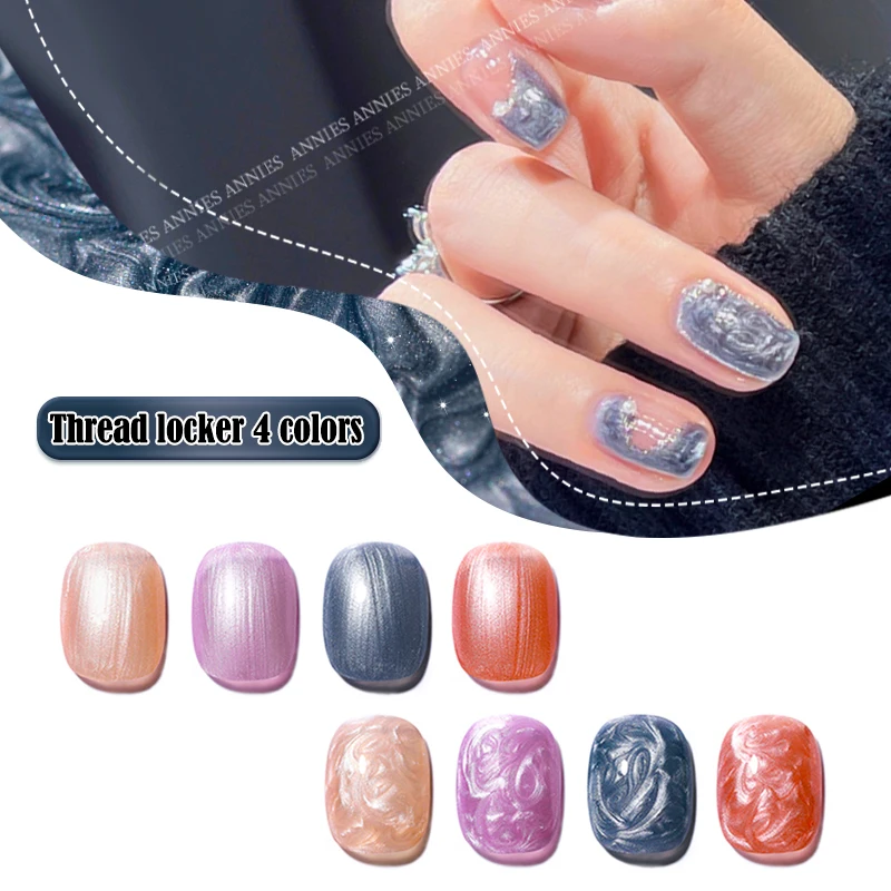 Nail Supplies Soak Off Thread Gel Polish Varnish Nail Salon Long Lasting 4 Colors Gel Polish Set