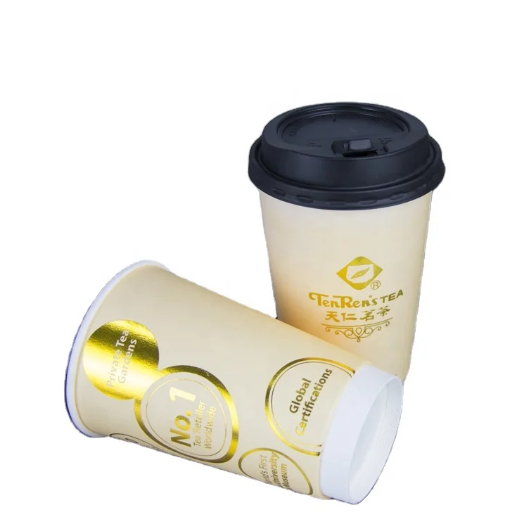 Пищевой кофейный стаканчик бумажный стаканчик с покрытием pe_coffee в чашках одноразовый