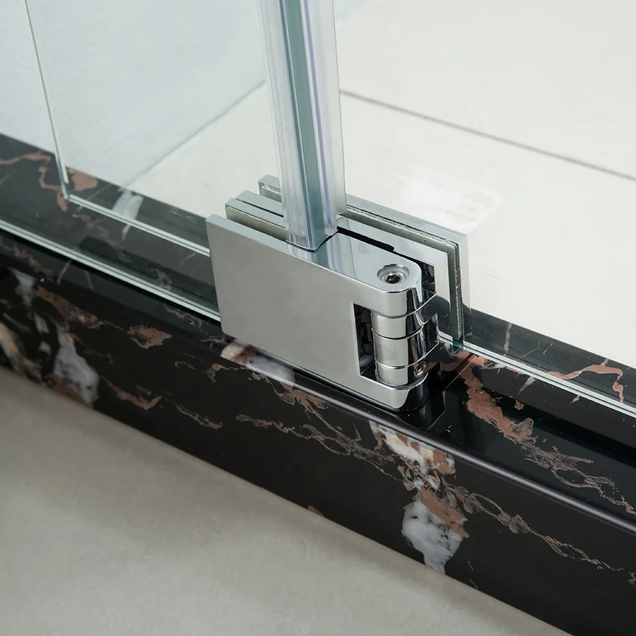 Square Corner Shower Door Pivot Glass Clamp Hinge Bathroom Designs Walking Cubicles Shower Enclosure
