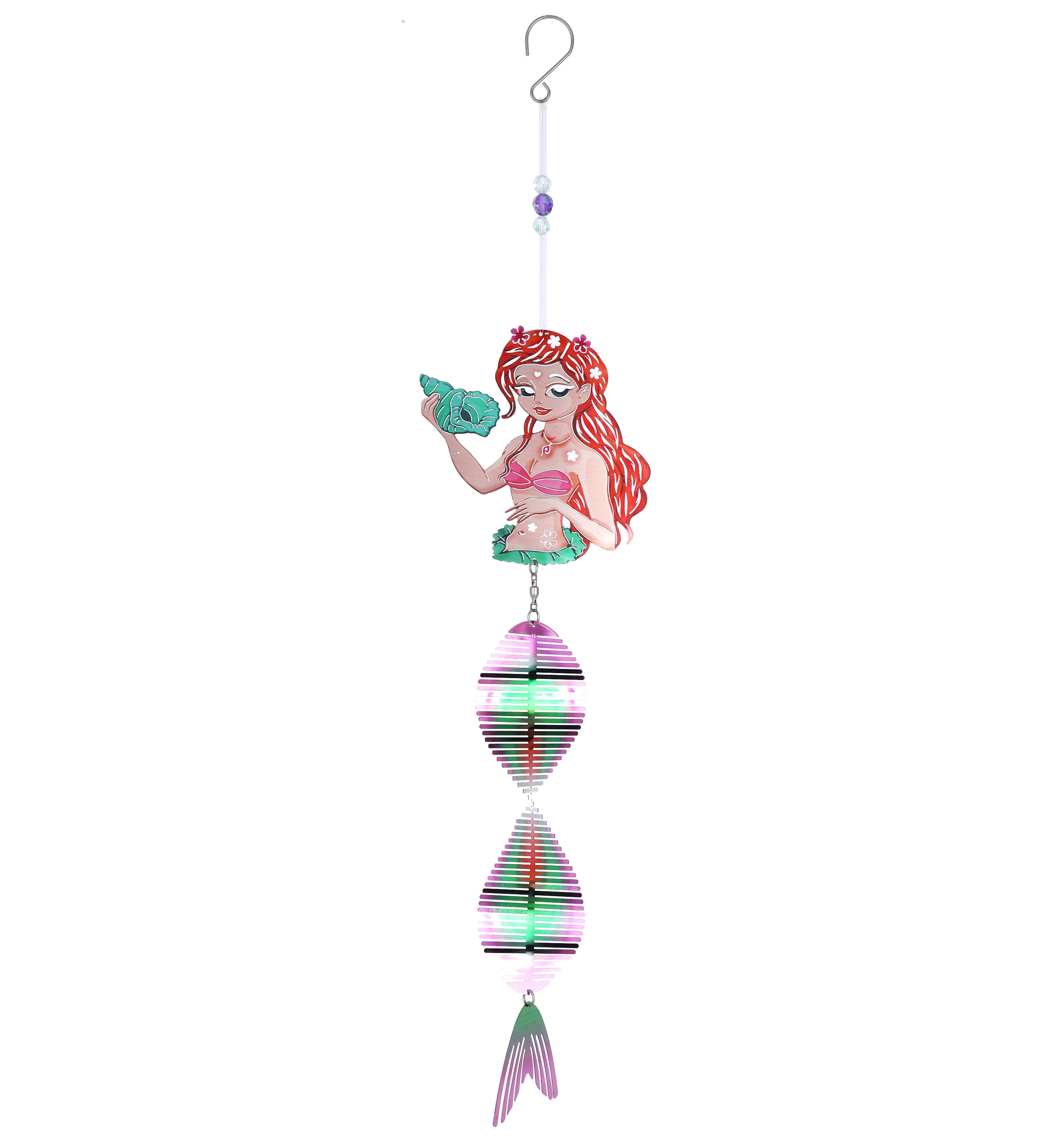Hot sell Metal Princess garden ornaments Interior decoration wind chimes