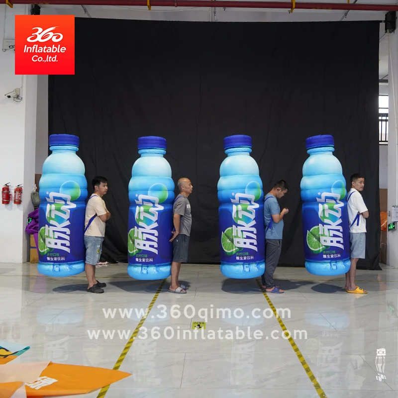 Giant Custom Event Drink Can advertising inflatable design large Cartoon bottle Inflatables for Sale