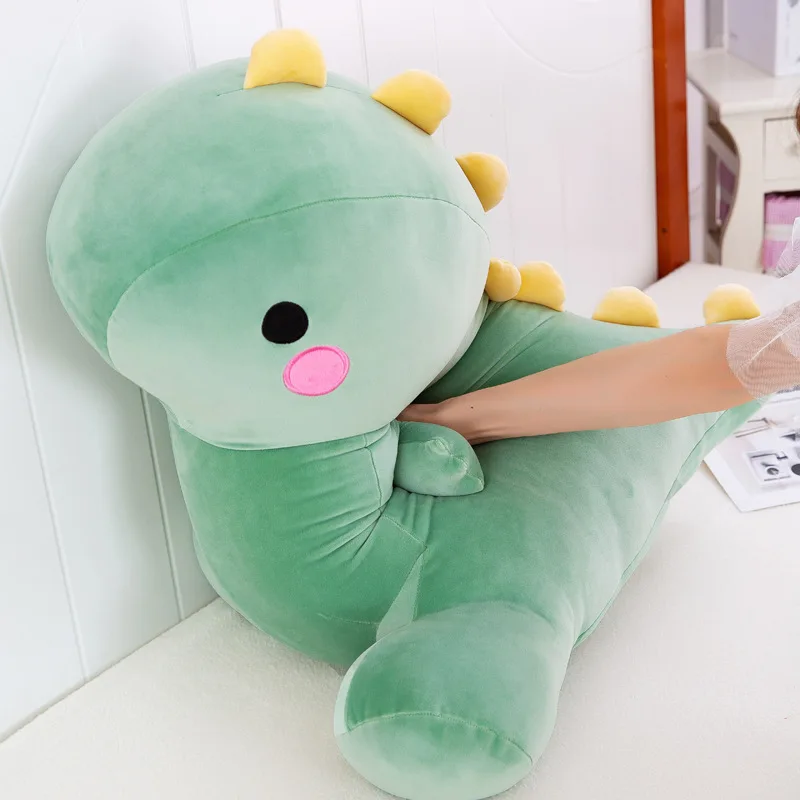 Wholesale Dinosaur Plush Doll Huggable Cartoon Down Cotton Toy Nap Lying Pillow Toy Couple Backrest Soft Creative Doll