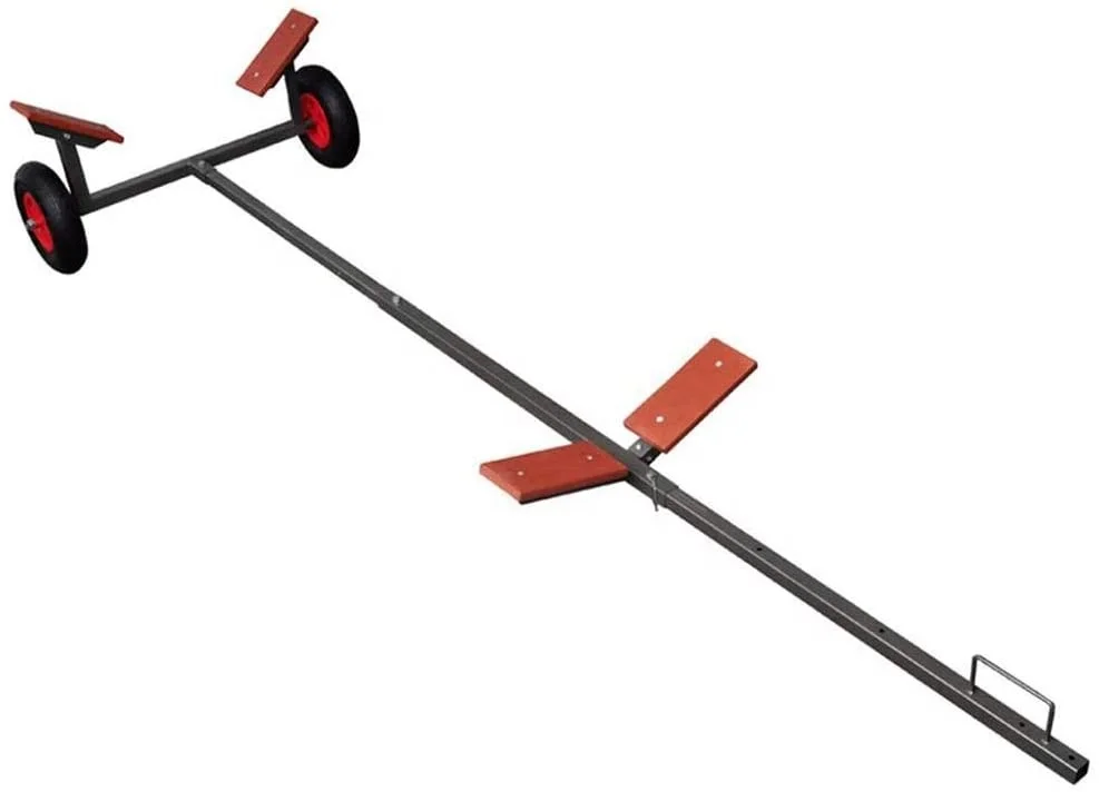  Лодочный Прицеп Heavy Duty лодка ручная тележка 3-сторонний настраиваемый Лодка Каяк Каноэ перевозчика транспортной Сумка-тоут
