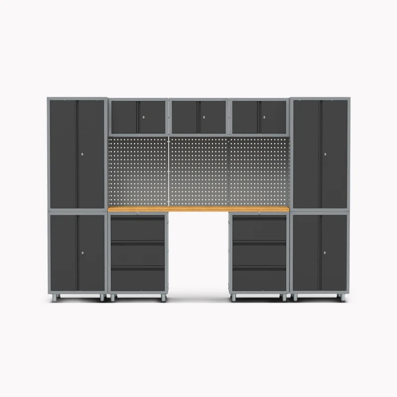 Workshop Garage Metal Tool Cabinet Metal Storage Workbench/tool Trolley/ Tool Cart With tools