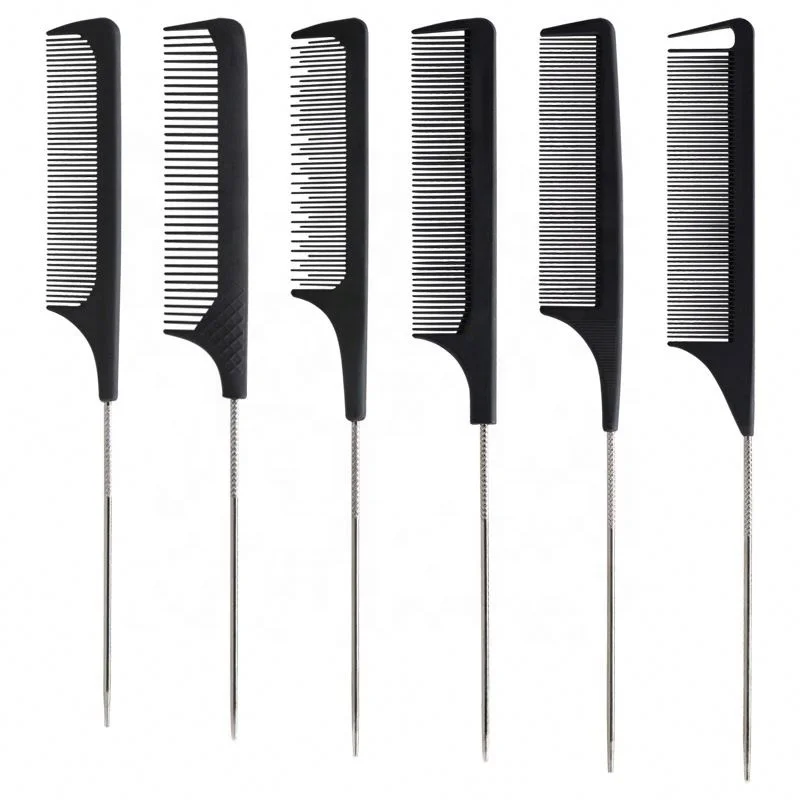 Professional Salon Hair Tools Styling Cutting Plastic Tail Comb & Barber Shop
