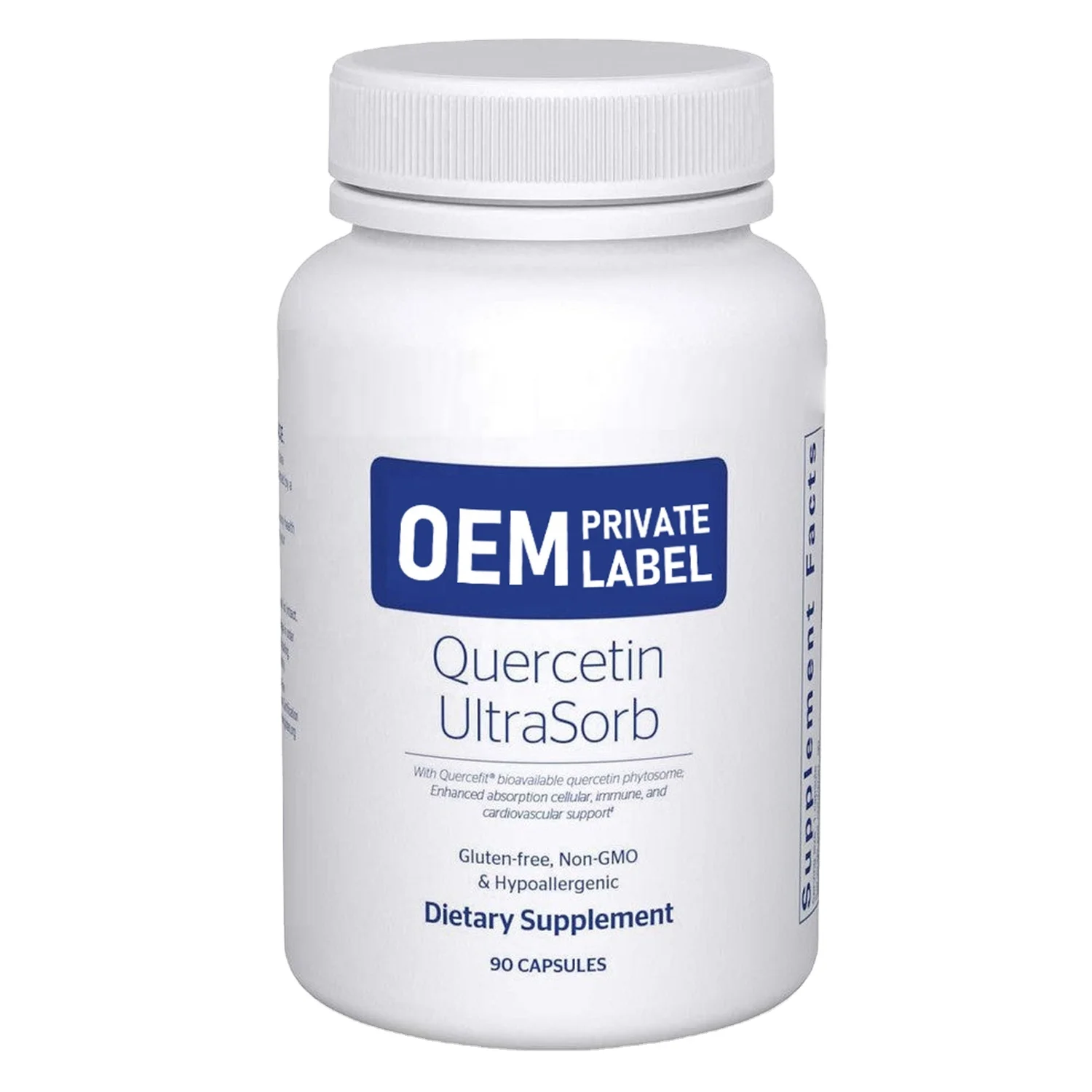Private Label Quercetin Capsules 500mg With Bromelain Vitamin C Quercetin Dihydrate Supplement