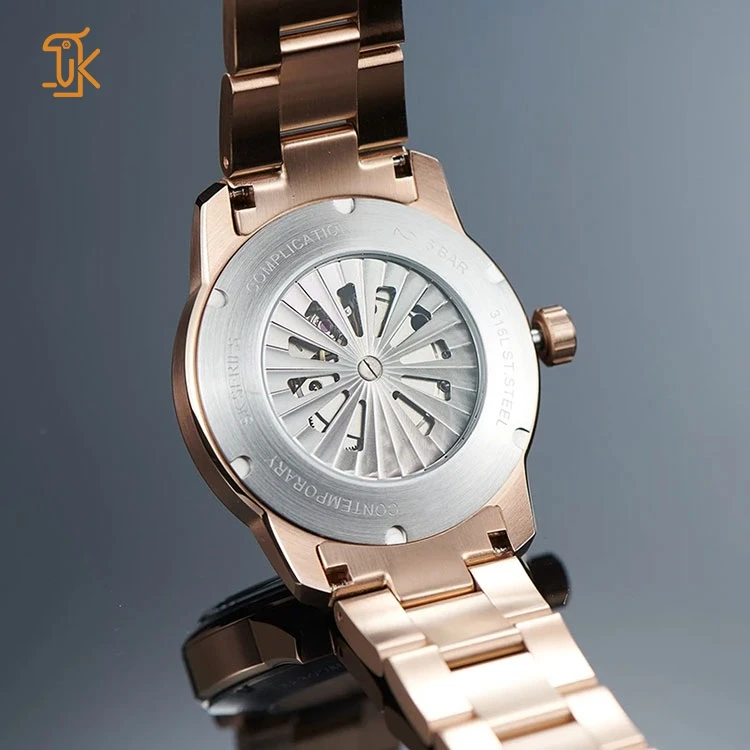 Luxury Luminous Blue Ocean Mechanical Watch Automatic 5 Atm Water Resistant Bracelet Stainless Steel Oem Watch Manufacturer