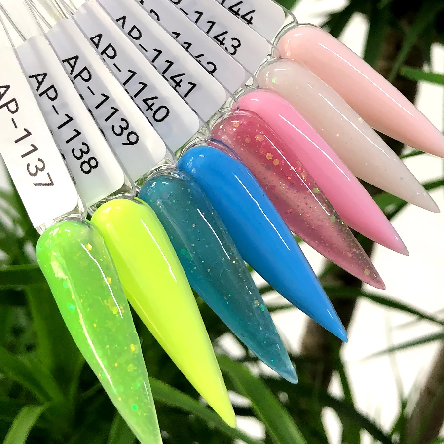 Custom nail supplies 2 in 1 acrylic 3pcs colors resin nail acrylic powder set for nails art beginners