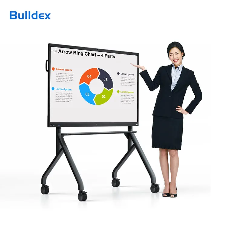 4K LCD Display  Smart Bord Interactive Panel 75 Inches Digital Smart Interactive Board For Teaching