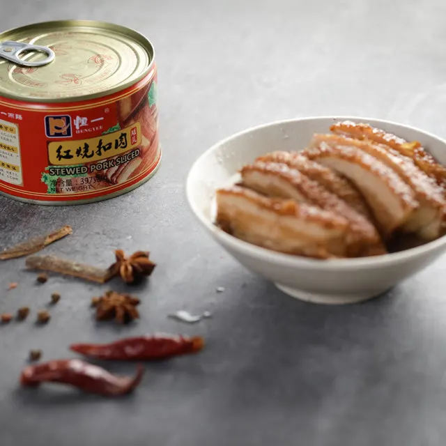 Производители продают консервированное мясо круглые банки высокого качества 397 г консервированные Тушеные Свиные