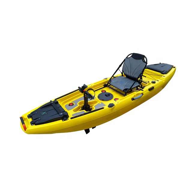 Professional Sit On Top Pedal Powered Ocean Kayak Fishing With Rudder