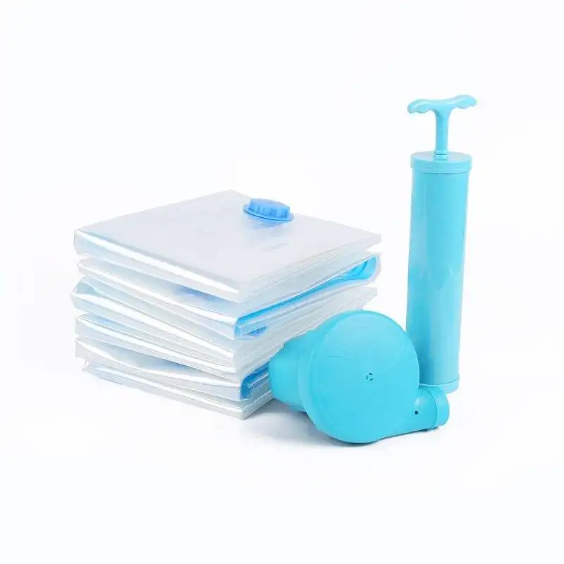 Electric Pump Vacuum Storage Bags Pack Plastic Material for Clothing and Bedding