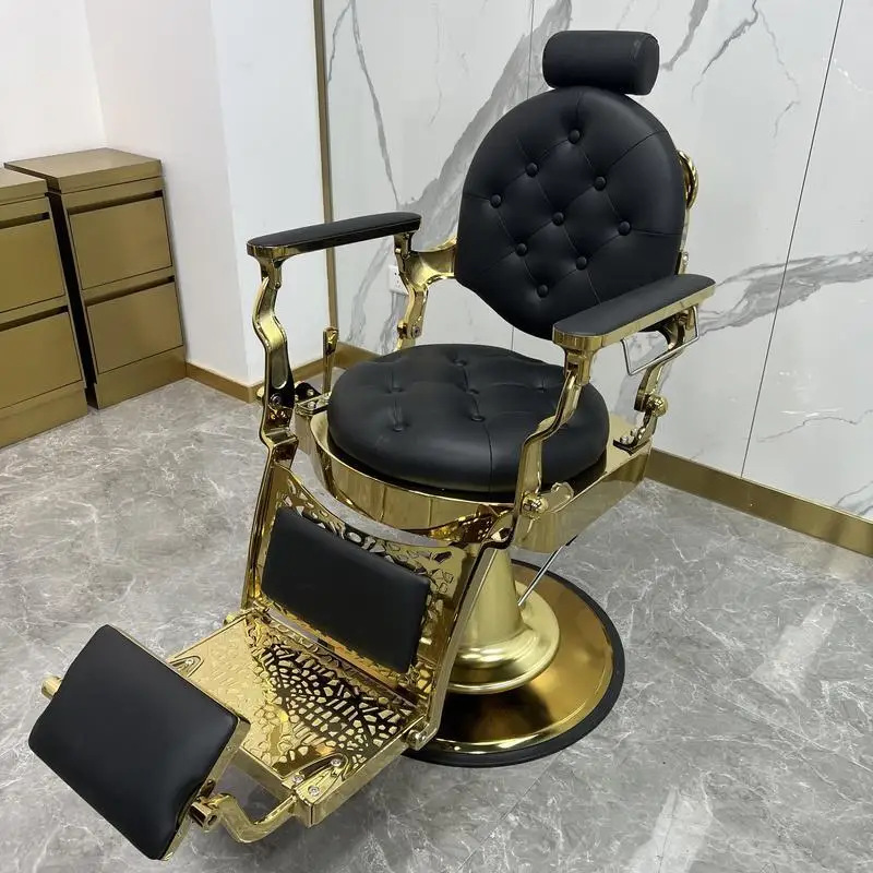 Hot Sale Vintage Beauty Salon Furniture Luxury Royal Chair Antique Barber Shop Chair