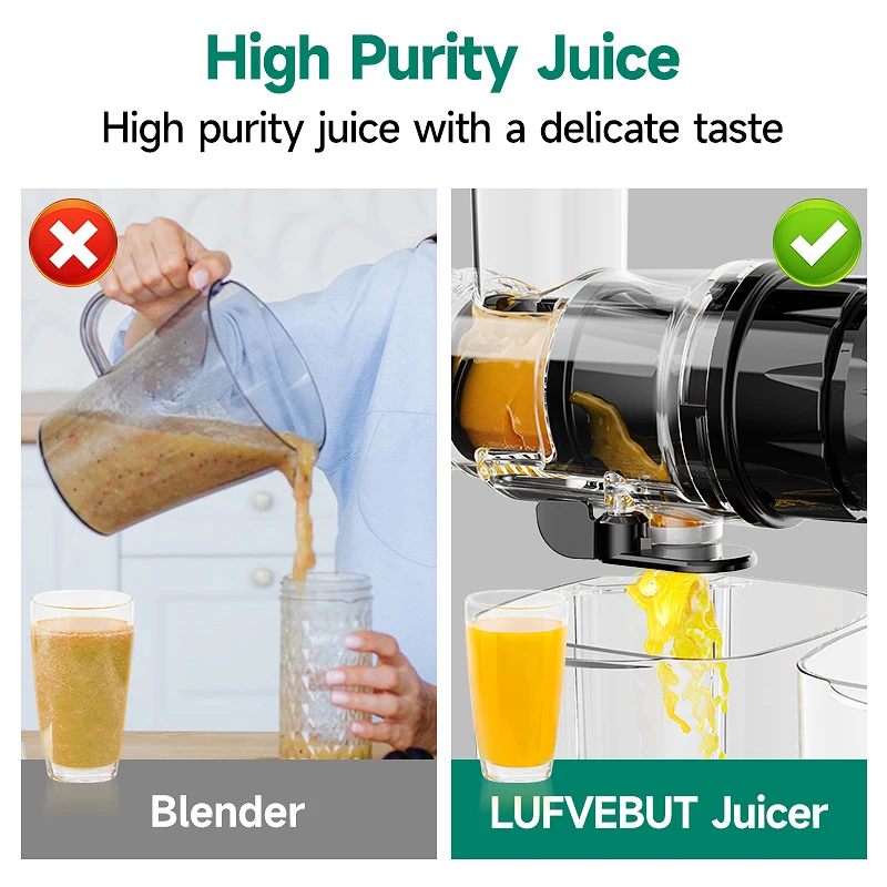 BPA Free Horizontal Wheatgrass Vegetable Fruit Pomegranate Orange Celery Extractor Machine Slow Juice