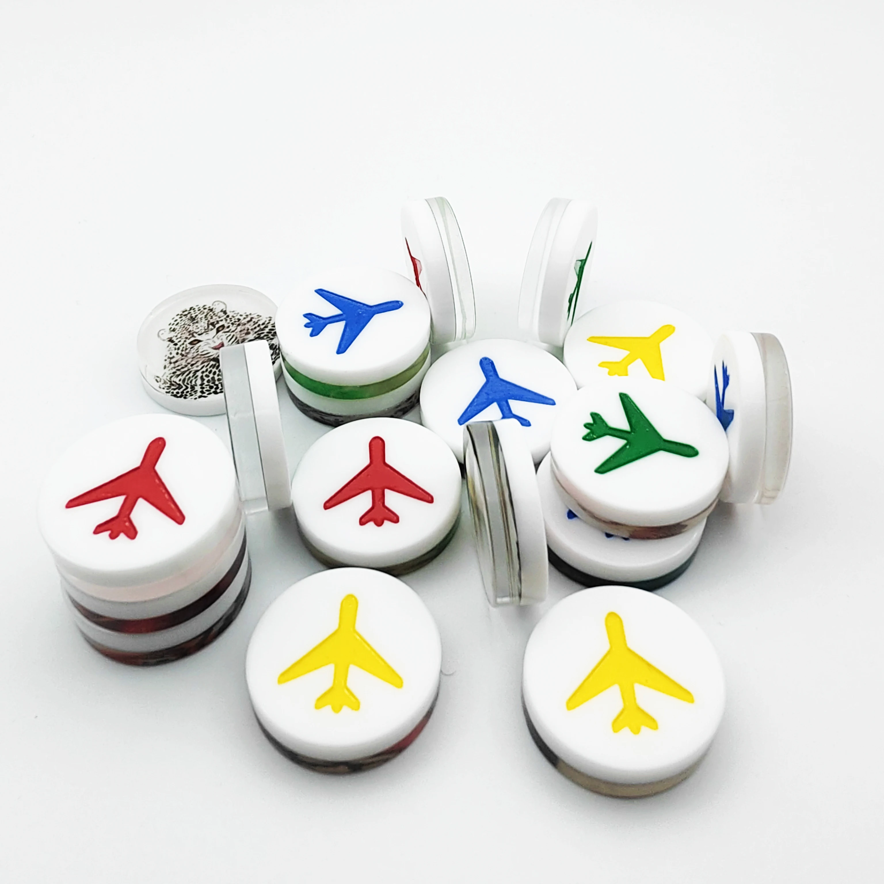 Plastic Checker pieces Aeroplane chess