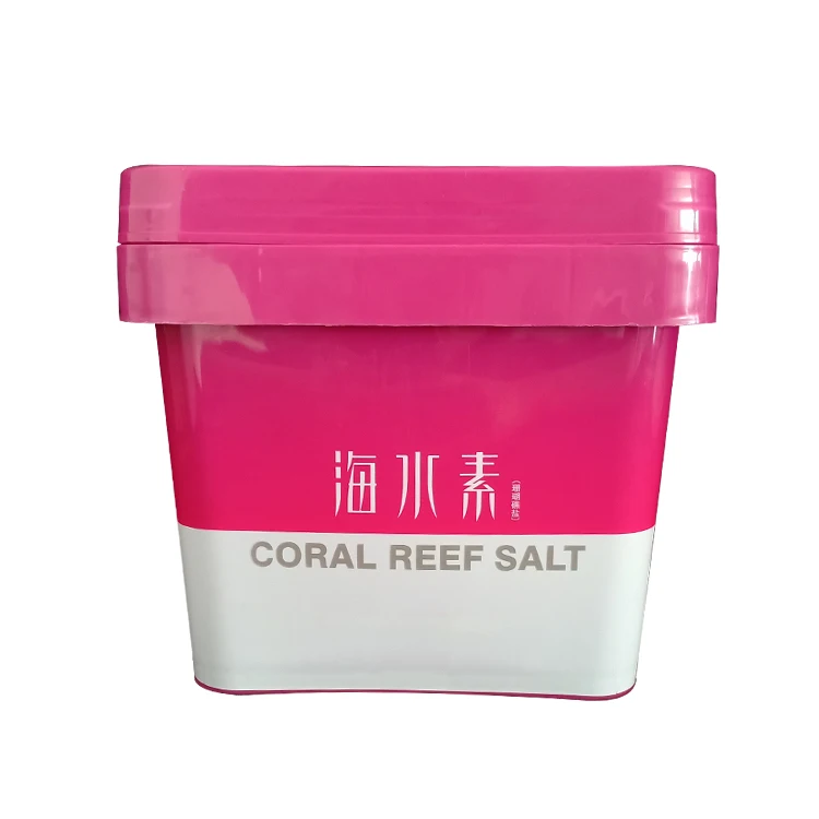 Recyclable plastic square 1l 2l 3l 5l 10l bucket with lid of laundry detergent wholesale food grade square Pail For Packaging