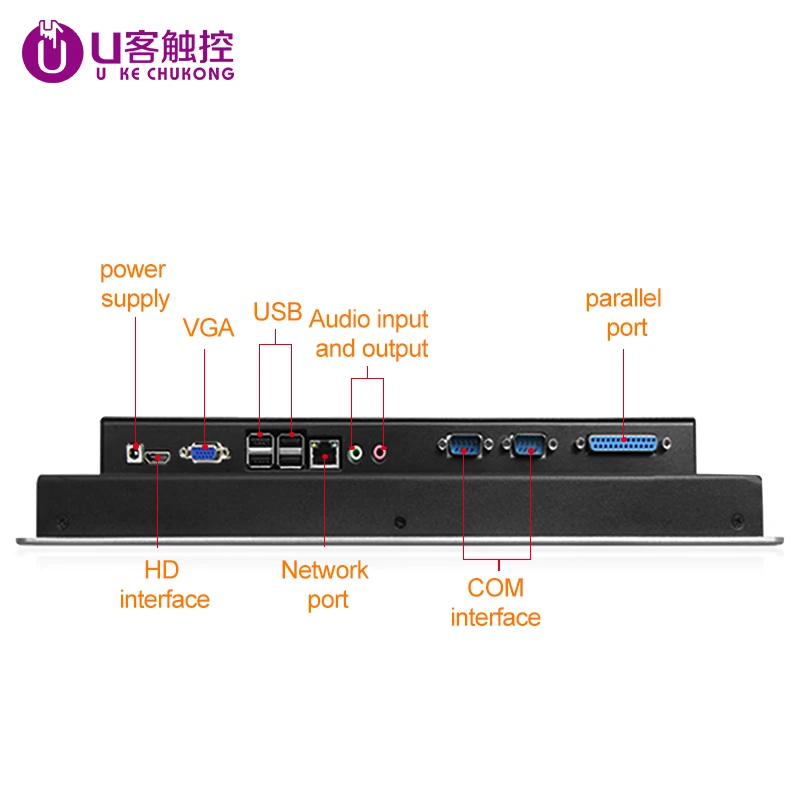 
Core i5 8th 19 inch touch screen all in one computer with HD monitor Waterproof panel and 1280*1024 resolution Hot product 