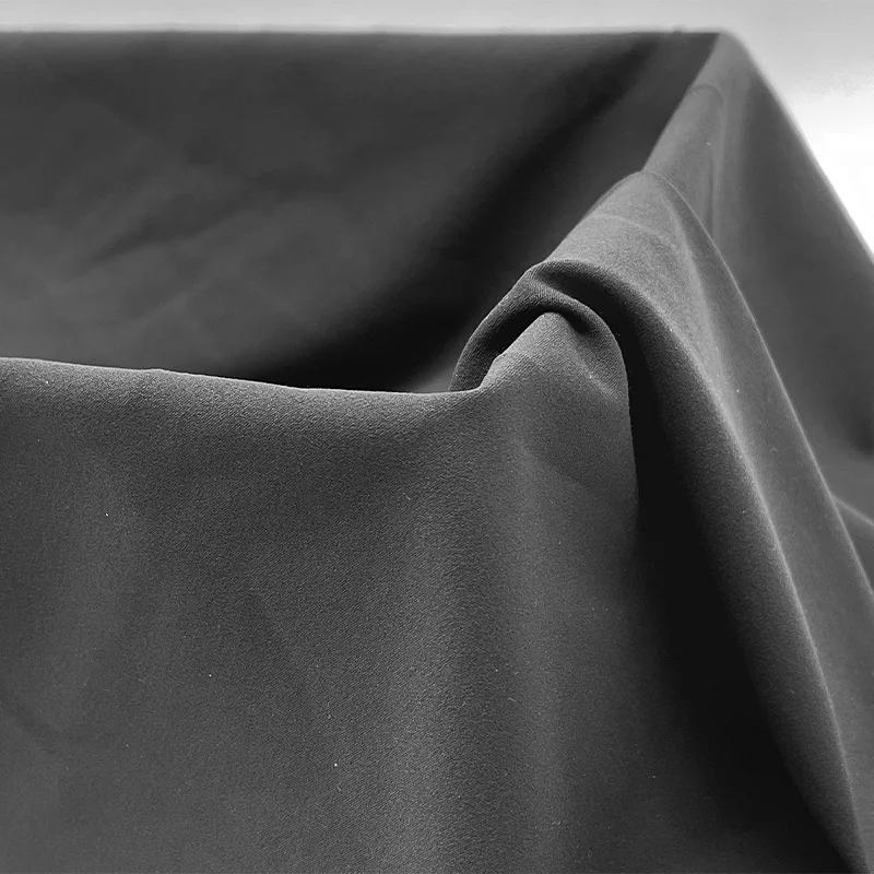 High quality Glossy Soft Silk Satin 100% polyester Fabric Textile wrinkled crinkle Satin Crepe Fabric