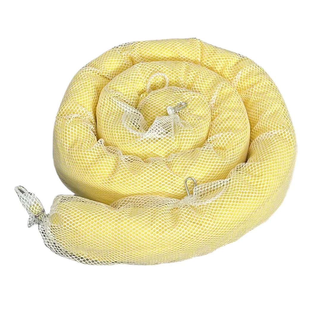 Chemical Spill Cleanup Sorbent Booms Chemical Containment Barriers