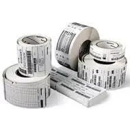 Matt White BOPP Film Label Materials For Wax Ribbon Printing