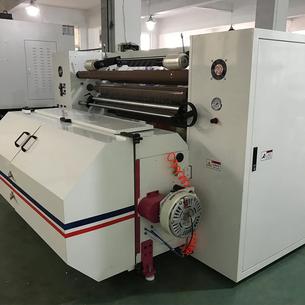 Vertical Low Price Adhesive Packing Tape Slitting Machine Slitter And Rewinding Machine