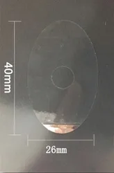 Standard Anti-slip Transparent Protective Stickers Lens Blocking Pads Lens Processing Resist Film