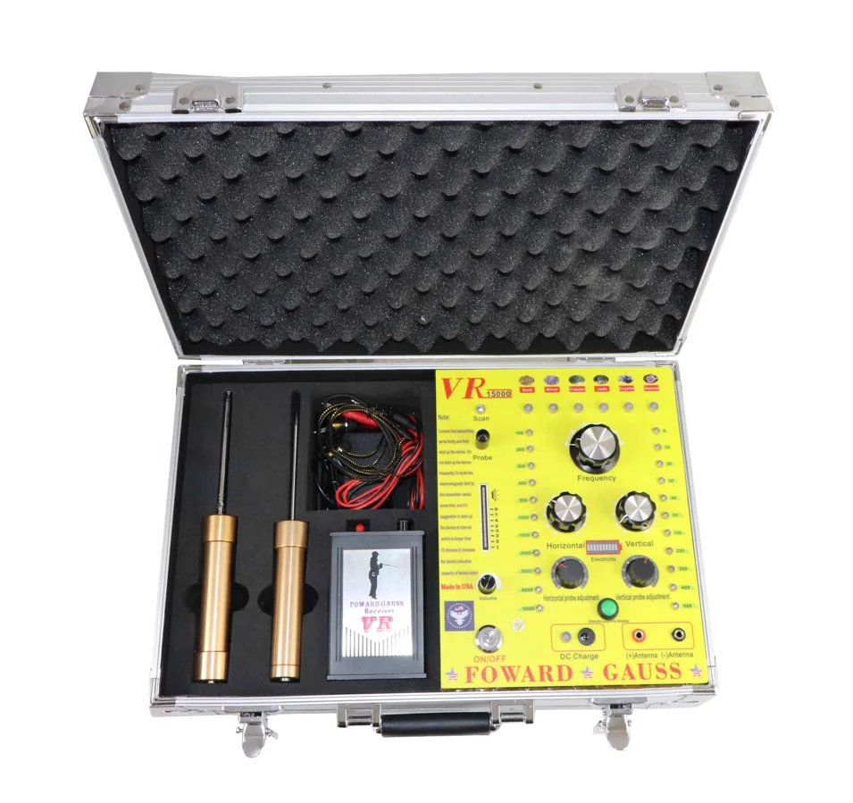 VR15000 Mulf-function Underground Gem Diamond Gold Copper Gold Metal Detector VR-15000 Gold Detector 500m Depth