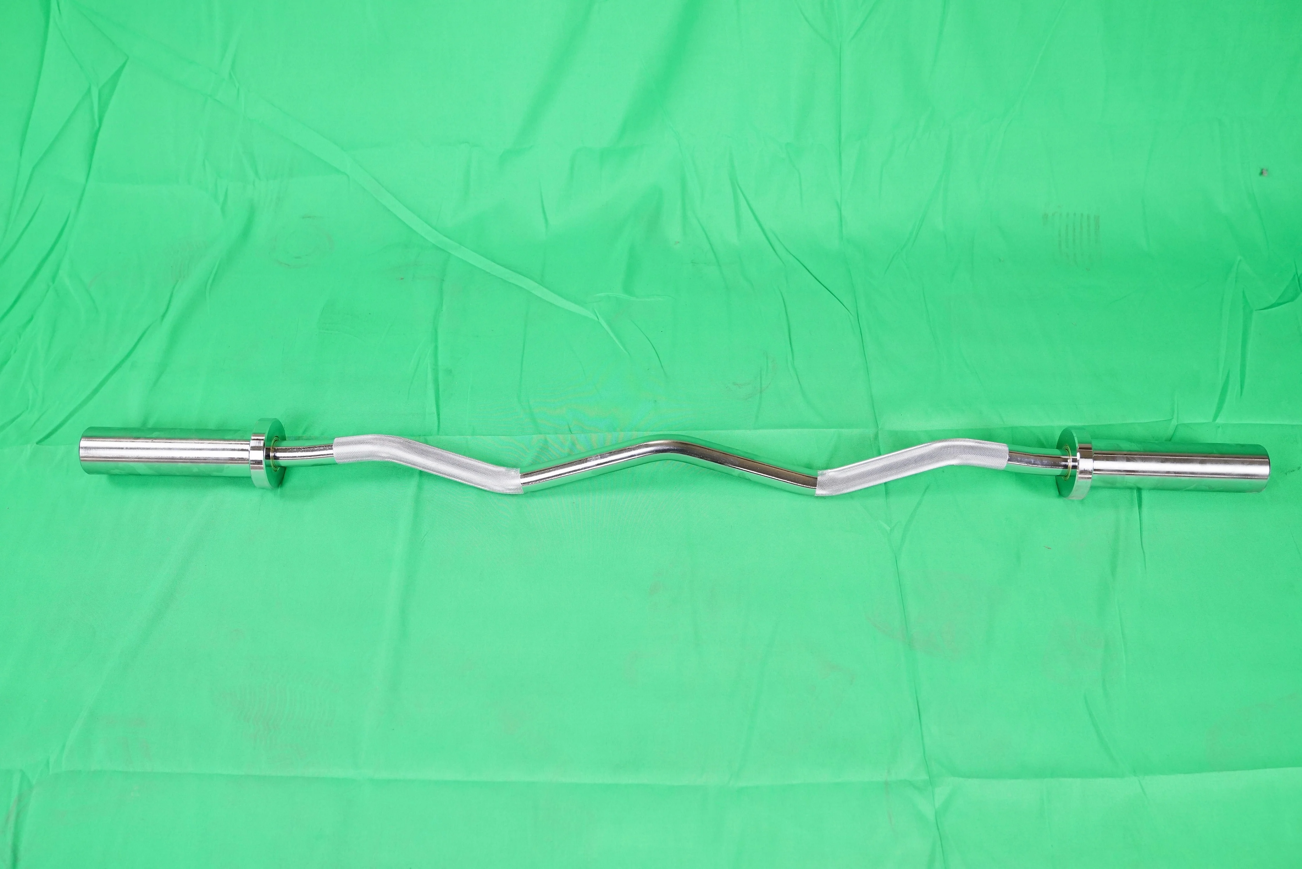 Commercial 47in Curl Barbell Bar Curved Bar For Home Exercise