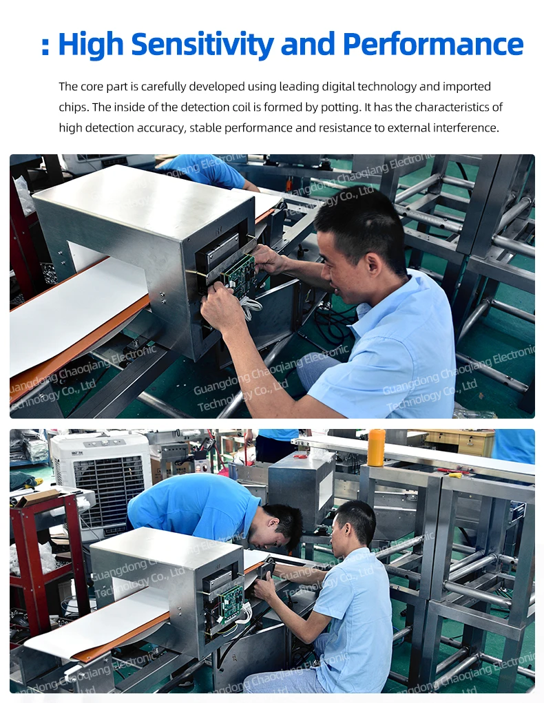 Factory Direct Sales Best Metal Detector for Food medicine Cosmetic Pharmaceutical Plastic Products