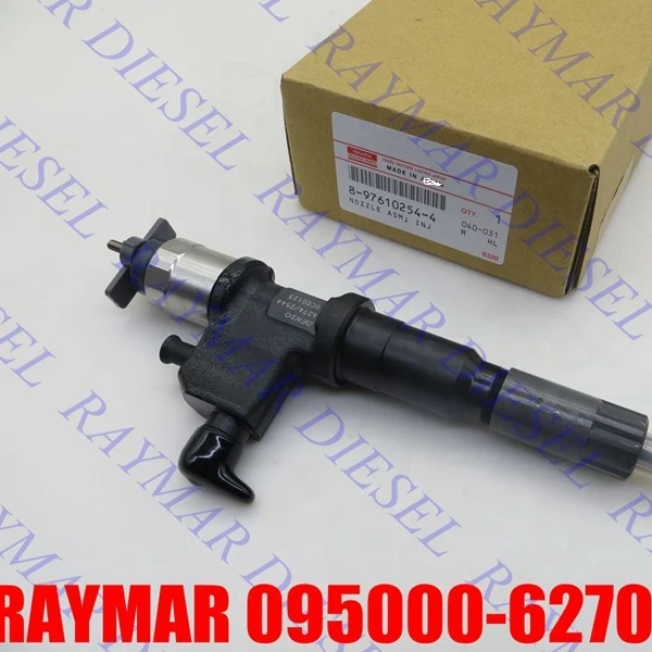 GENUINE AND BRAND NEW DIESEL COMMON RAIL FUEL INJECTOR ASSY 095000-6270, 095000-6274, 8-97610254-0, 8-97610254-4 FOR GIGA 6UZ1