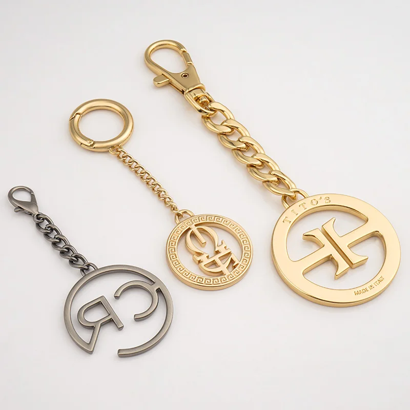 Custom Handbag Metal Tags Bag Metal Logo Tag Gold Metal Hang Tag