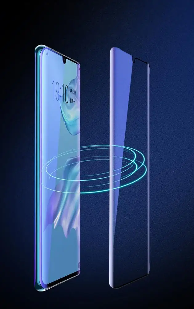 Закаленное стекло для huawei P30 pro защитная пленка на весь