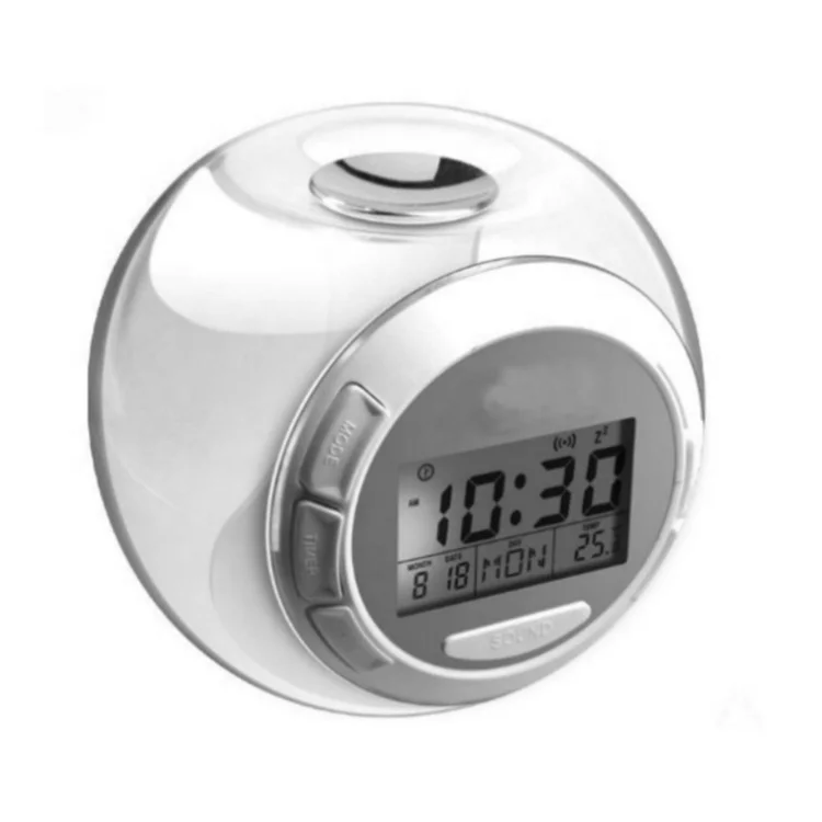 digital Desk table Alarm Clock Calendar countdown timer Electronic with Nature Sound Music ringer Creative gifts logo custom
