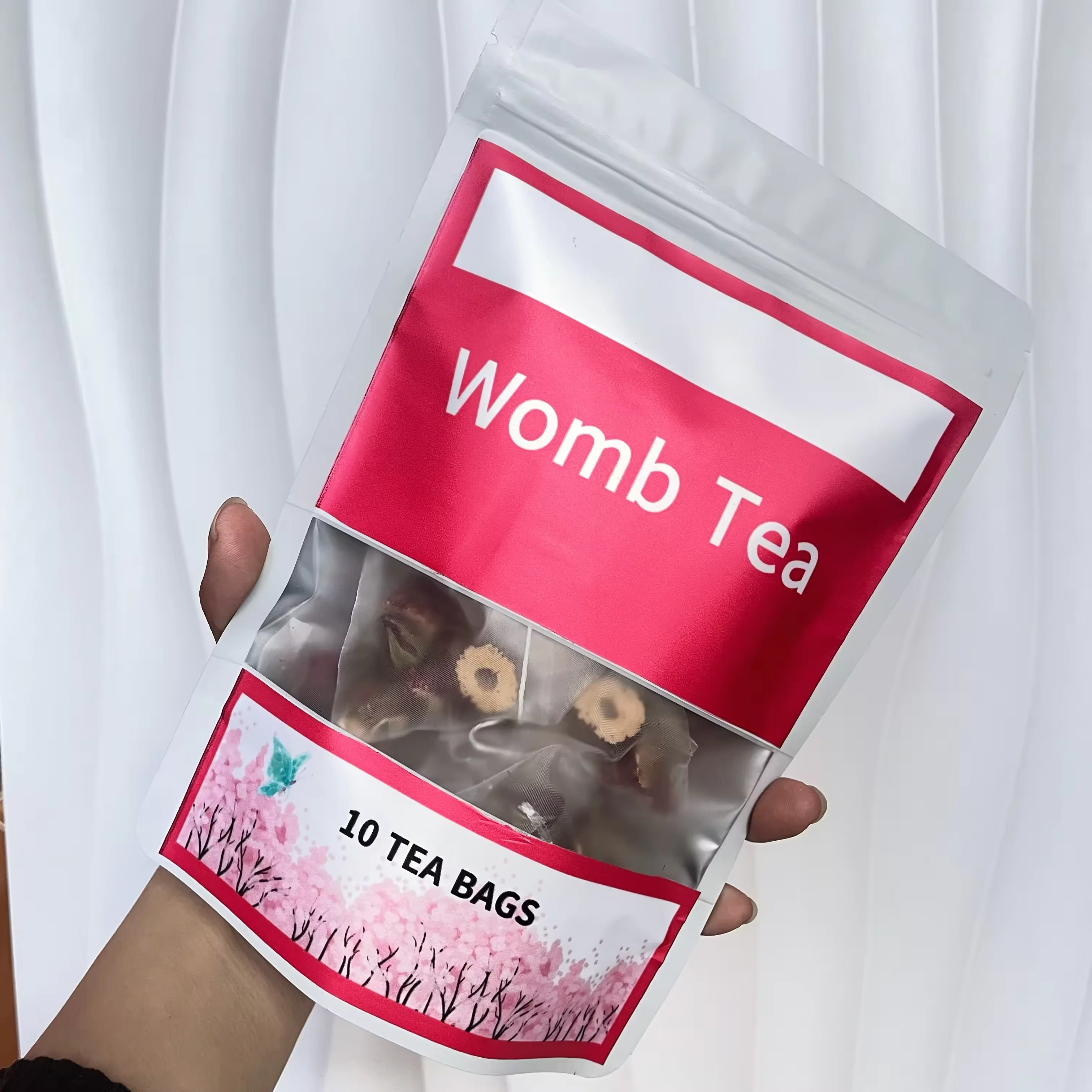 Customize Logo Herbal Womb Tea Yoni healing Detox Tea Help Female Fertility Pregnancy