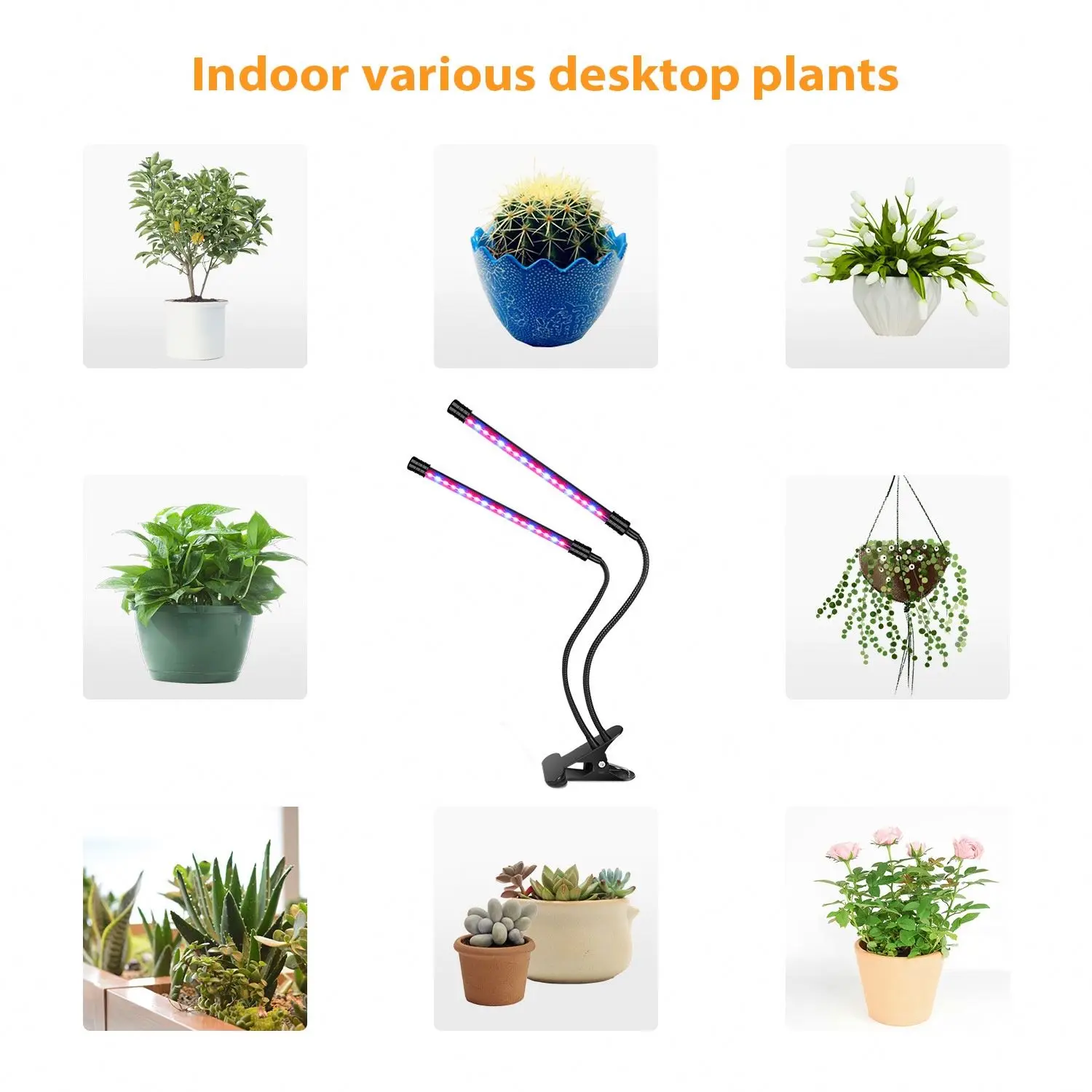 Led Grow Light Usb Phyto Lamp All Spectrum Seedlings Flower Indoor Clip Led Grow Lamp