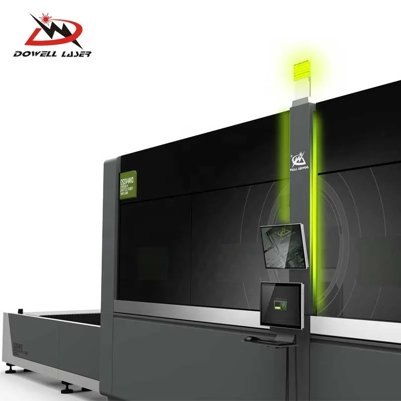 Proveedor 12kw Mesa De Intercambio Maquina Cortadora Laser De Fibra 6025 6kw Ipg Raycus Cortador Laser Para Chapa De Aluminio