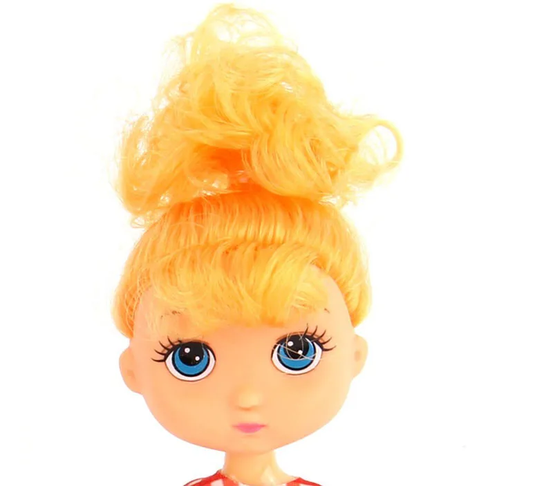 wholesale 5-inch dolls 4colors mixed toy set girls dressing up playing interesting mini fashion dolls