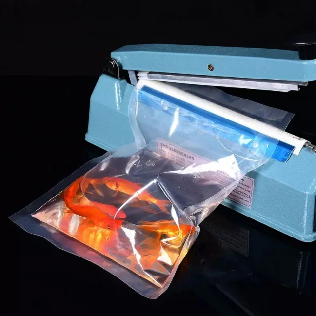 Portable Transparent Heat Seal Inflatable Oxygen Fish Transport Shipping Bag for Seafood Live Fish