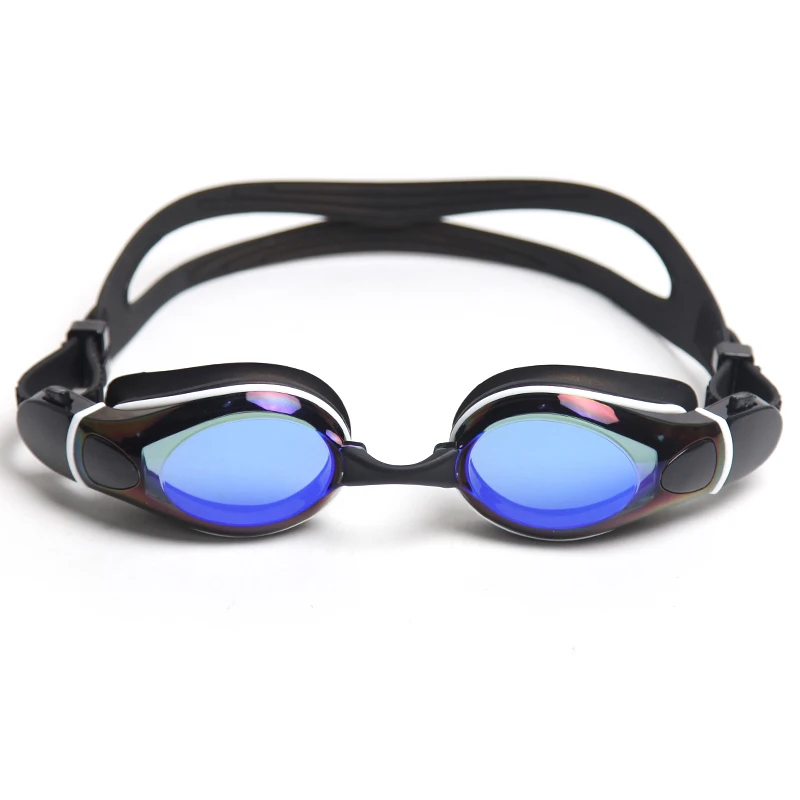 2021 anti fog UV400 silicone swim goggles