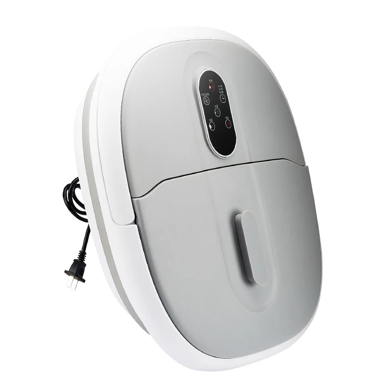 2024 foot soak tub washing machine basin electric heated footbath shiatsu foot bath spa massager with heat