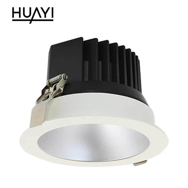 HUAYI Anti Glare Indoor Residential Showroom Mini Spot Light COB 25Watt LED Ceiling Mini Downlight