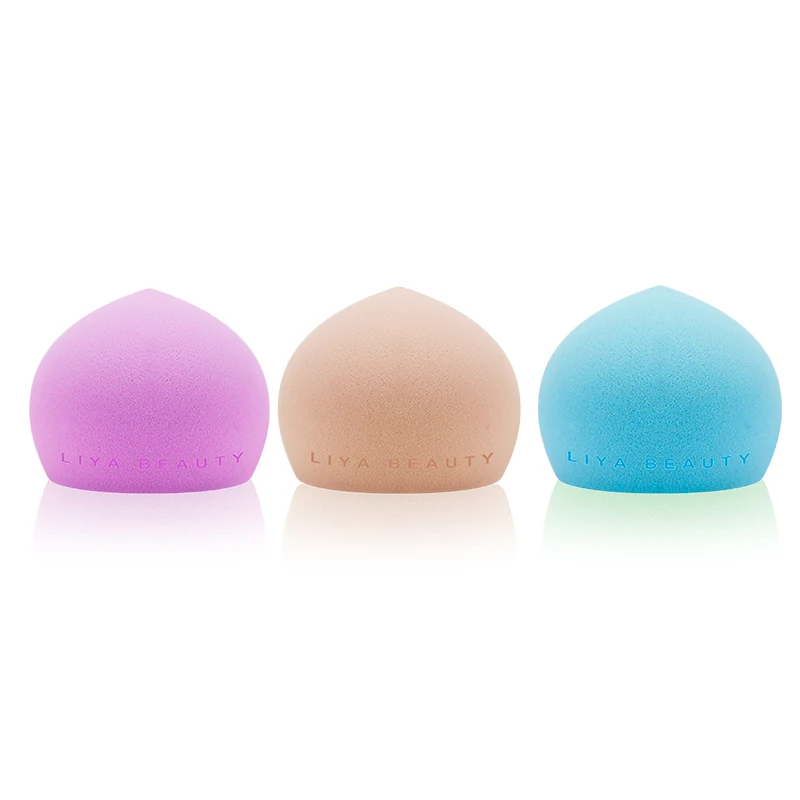Private label wholesale marshmallow blender sponge custom latex free beauty makeup sponge With packaging logo