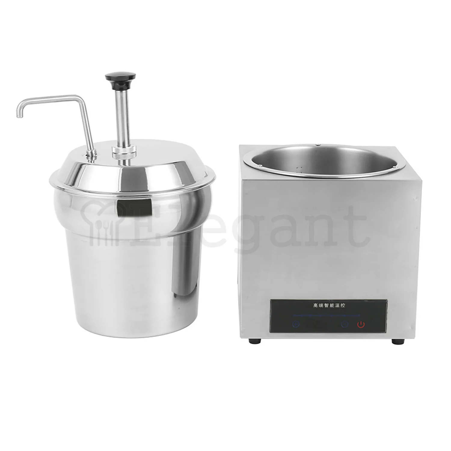 Commercial Cheese Sauce Bottle Warmer with Pump Chocolate Sauce Warmer with 4.5 L