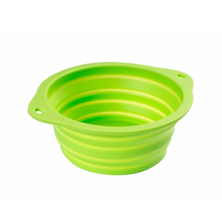 High Quality Cheap Foldable Food Grade Silicone Travel Dog Bowl With 850ml Large Capacity