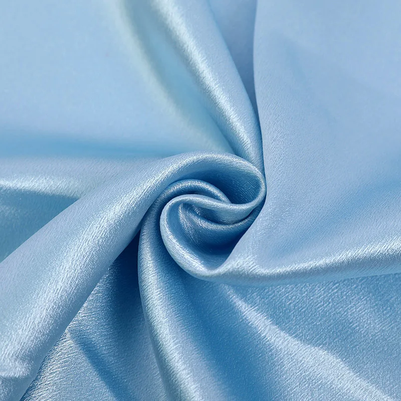 Polyester Satin Fabric Cloth Lining Fabric America satin Fabric Garment Custom Satin
