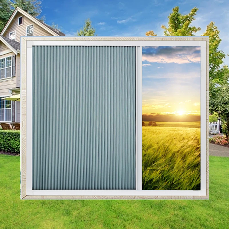 Blackout Sunscreen Soundproof full sunshade Curtain Honey comb Curtain blind